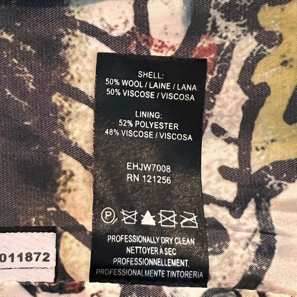 RARE ED HARDY WOOL BLEND MILITARY STEAMPUNK COAT NAVY XS EUC CHAIN EPAULETS - Picture 12 of 15